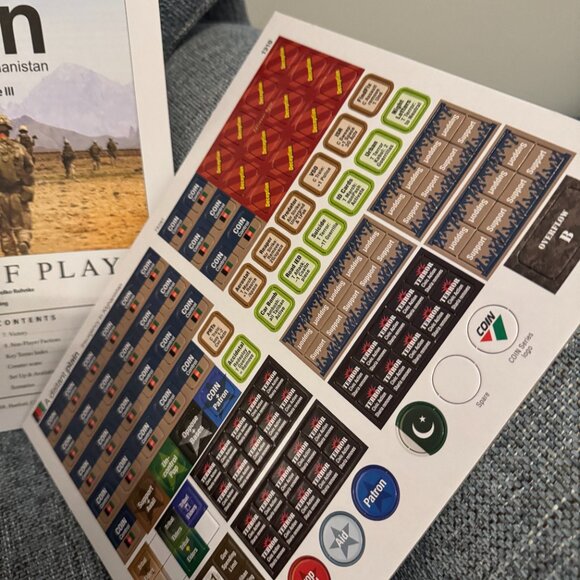 A Distant Plain third printing (open, unpunched mostly) GMT Games 1310-18 - Picture 13 of 13